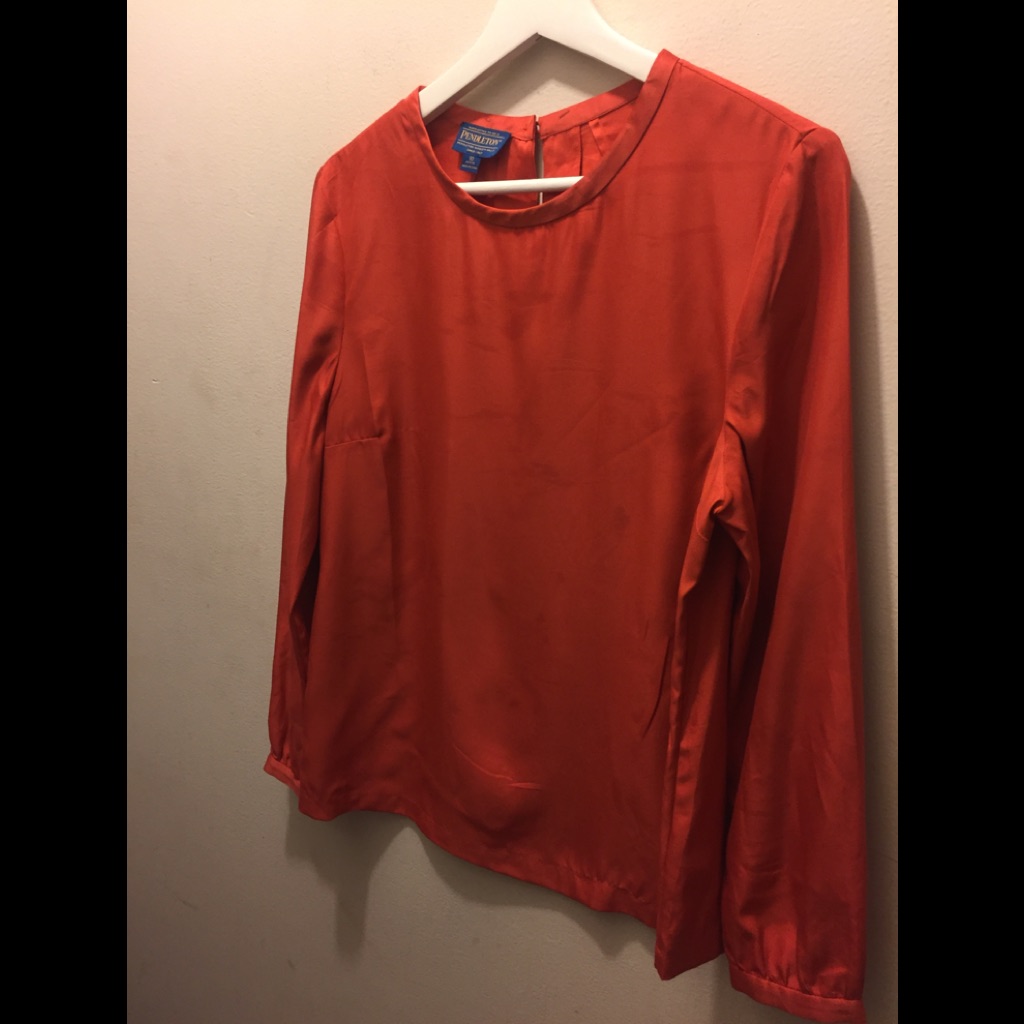 Pendleton Silk Blouse
